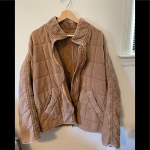 Free people quilted bomber